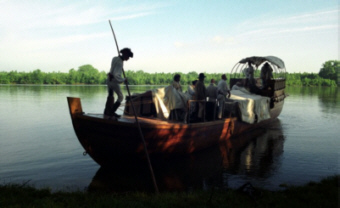 Lewis and Clark re-enactors at Bonnots Mill 