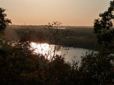 Sunset over the Osage River